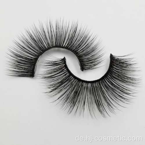 3D Sibirischer Nerz Falsche Streifen Lashes Bestnote Material Ganze Verkauf Benutzerdefinierte Box